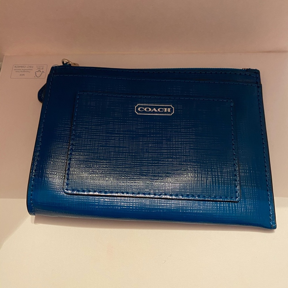 Authentic Coach Dark Blue Wallet